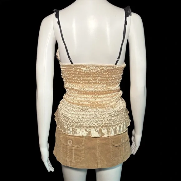 Vizio Black and Gold Lace Camisole - Picture 2 of 3